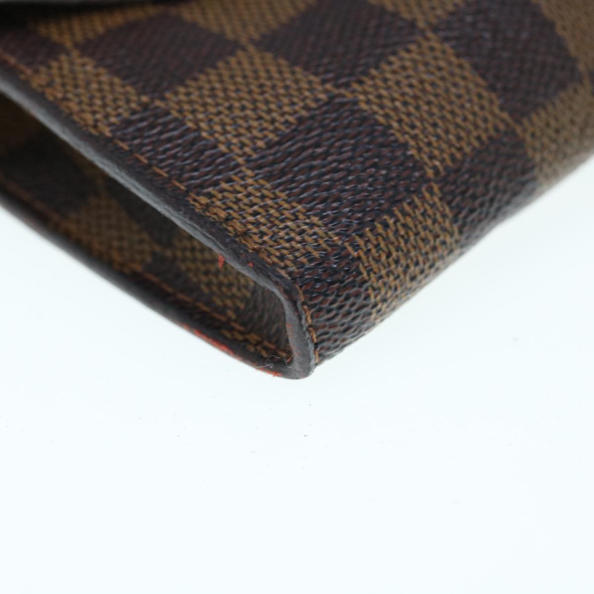 LOUIS VUITTON Damier Ebene Marais Pouch LV Auth 63343