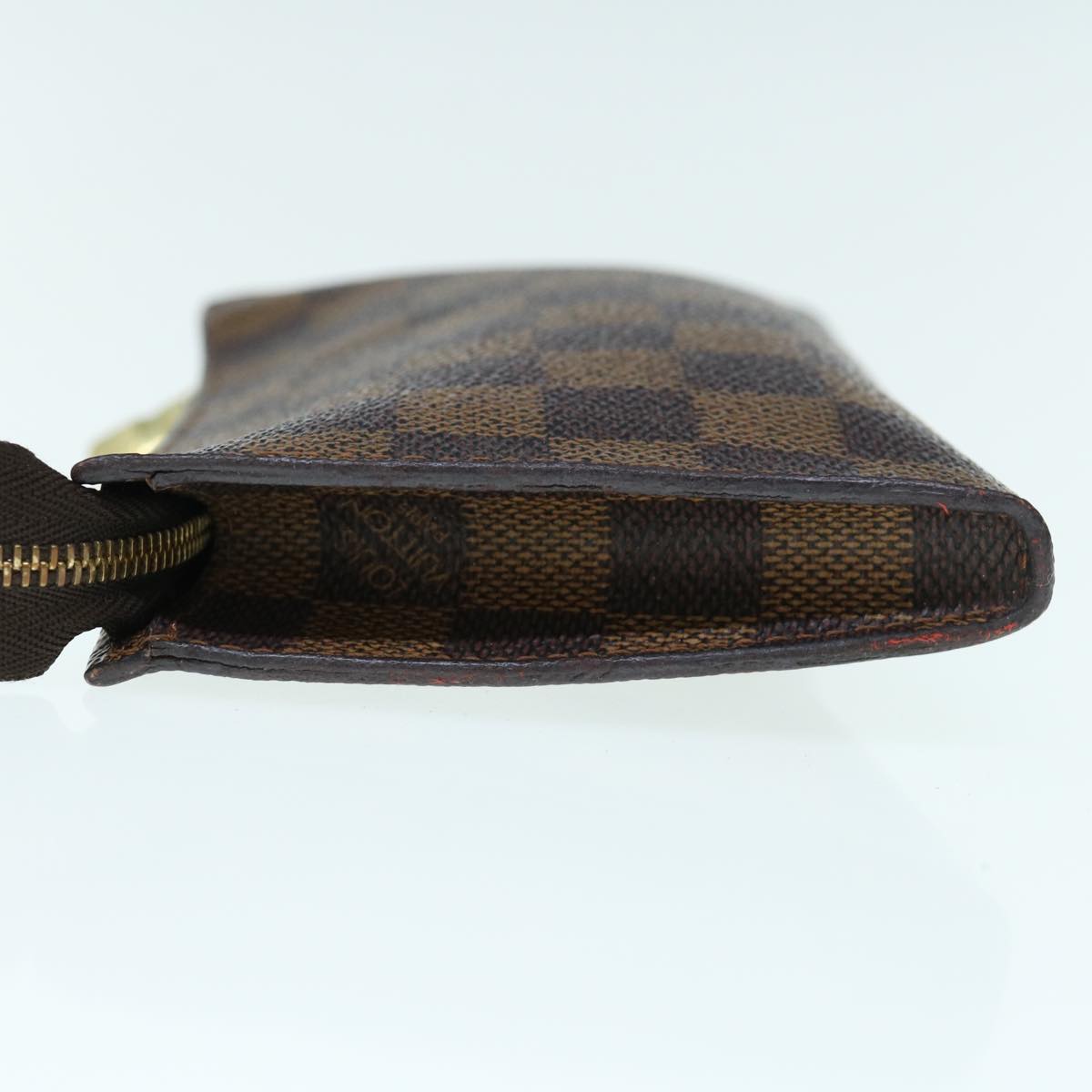 LOUIS VUITTON Damier Ebene Marais Pouch LV Auth 63343