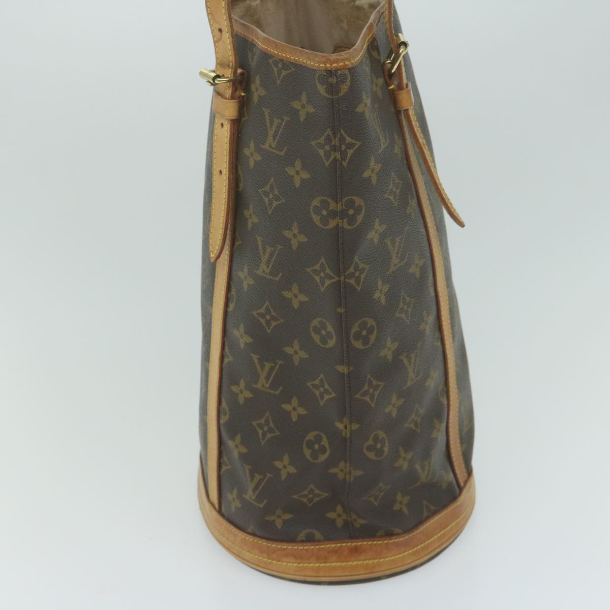 LOUIS VUITTON Monogram Bucket GM Shoulder Bag M42236 LV Auth 63345