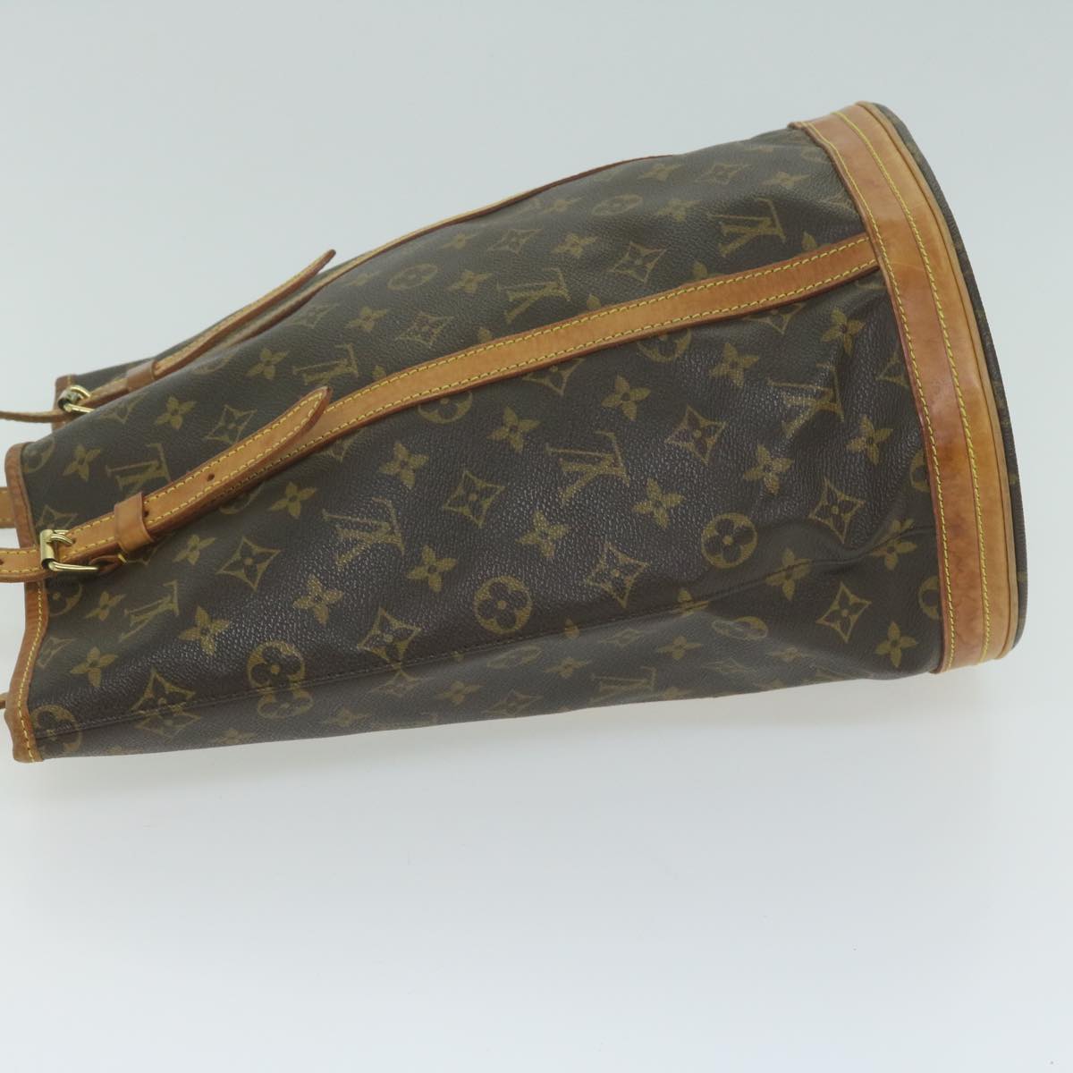 LOUIS VUITTON Monogram Bucket GM Shoulder Bag M42236 LV Auth 63345