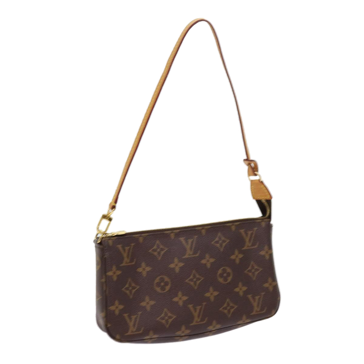 LOUIS VUITTON Monogram Pochette Accessoires Pouch M51980 LV Auth 63413A