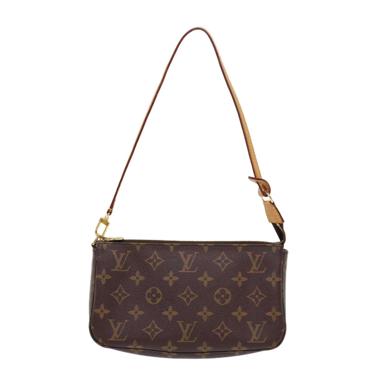 LOUIS VUITTON Monogram Pochette Accessoires Pouch M51980 LV Auth 63413A