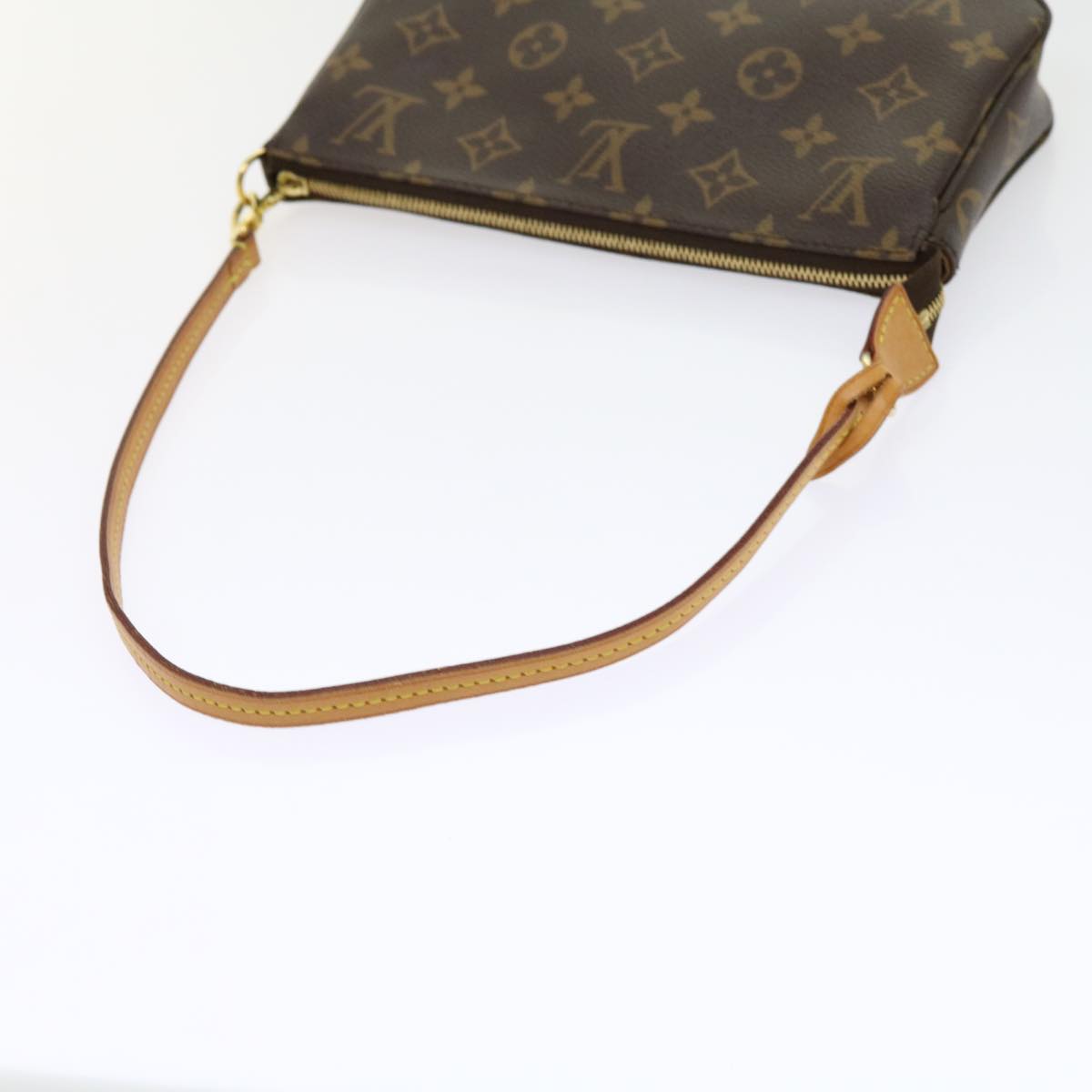 LOUIS VUITTON Monogram Pochette Accessoires Pouch M51980 LV Auth 63413A