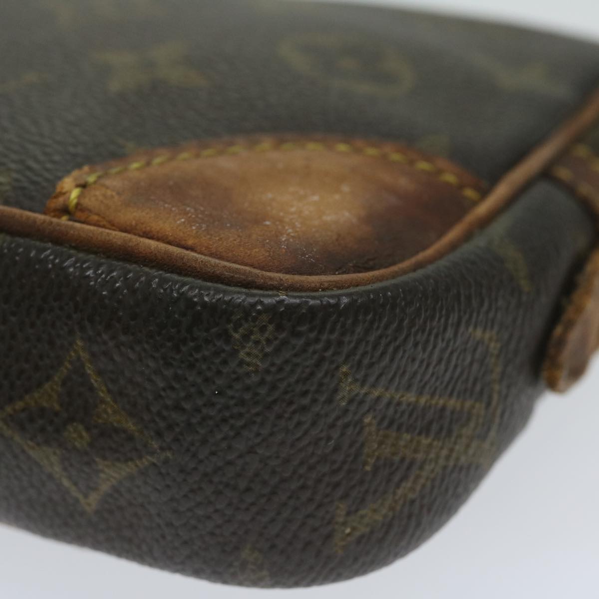 LOUIS VUITTON Monogram Marly Dragonne PM Clutch Bag M51827 LV Auth 63414