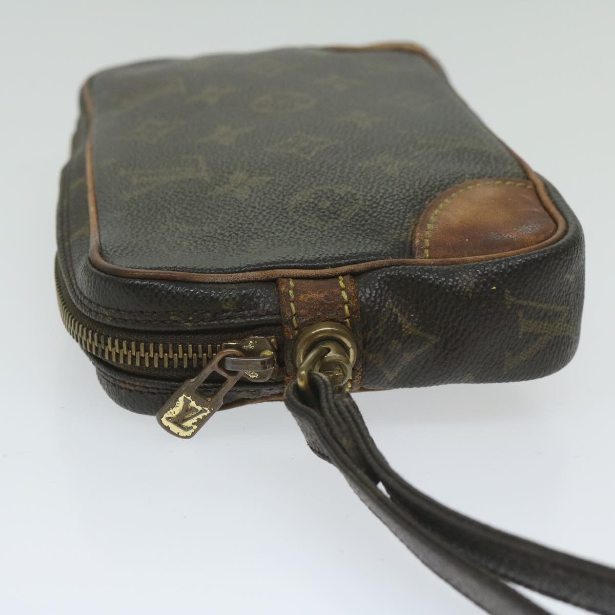 LOUIS VUITTON Monogram Marly Dragonne PM Clutch Bag M51827 LV Auth 63414