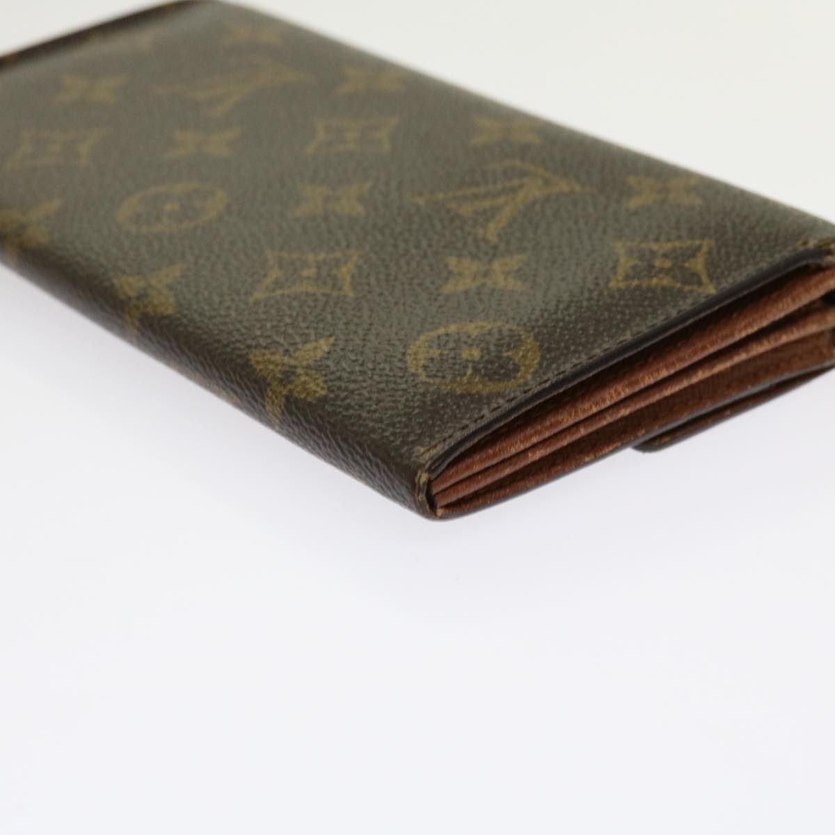 LOUIS VUITTON Monogram Pochette Porte Monnaie Credit Wallet M61725 Auth 63420