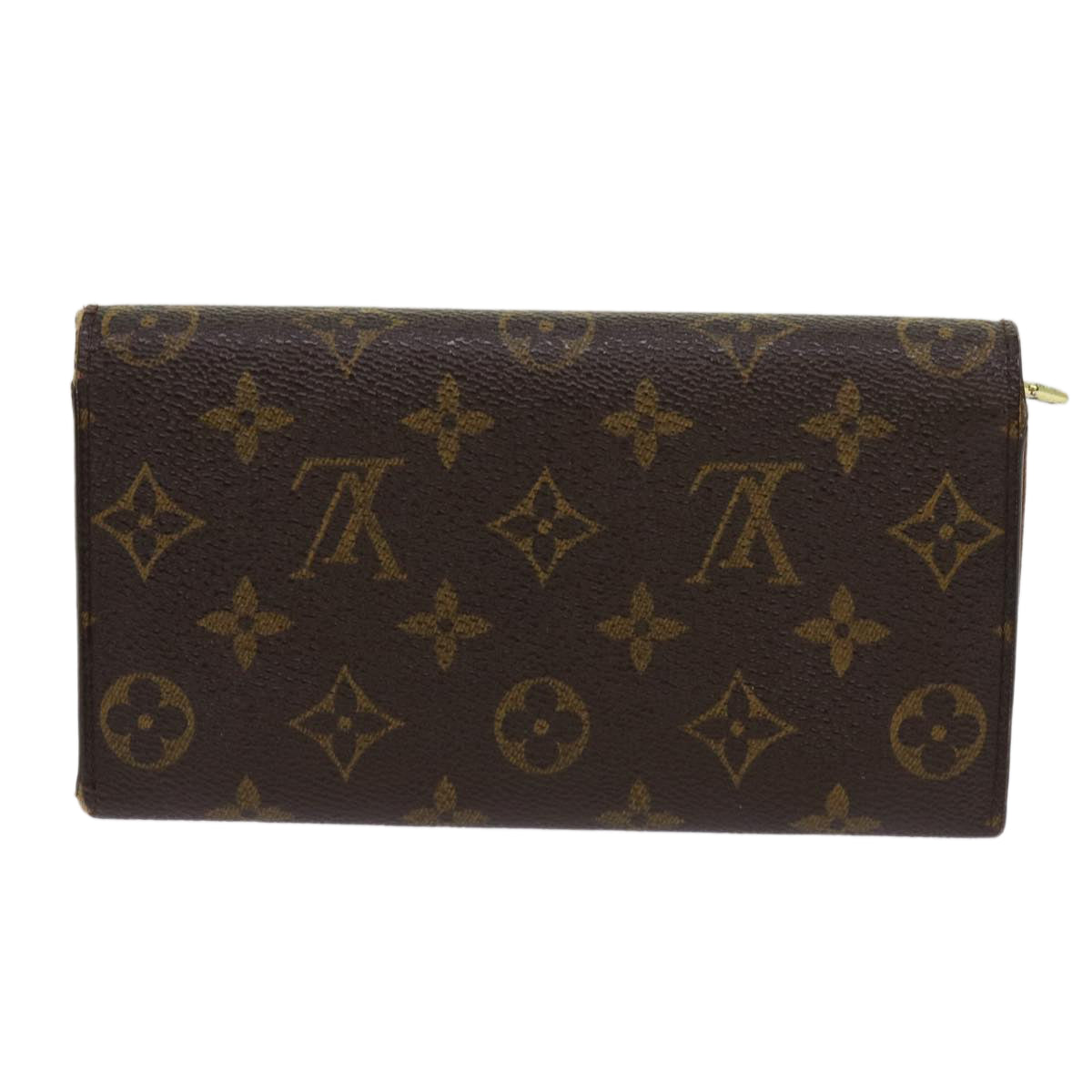 LOUIS VUITTON Monogram Pochette Porte Monnaie Credit Wallet M61725 Auth 63420