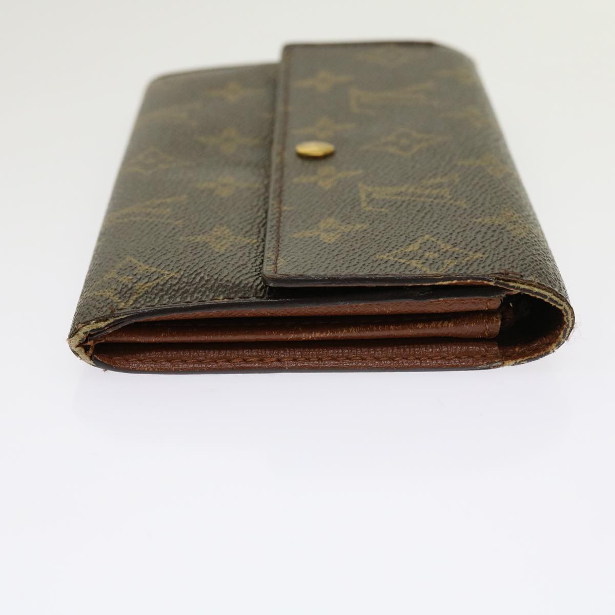 LOUIS VUITTON Monogram Pochette Porte Monnaie Credit Wallet M61725 Auth 63420