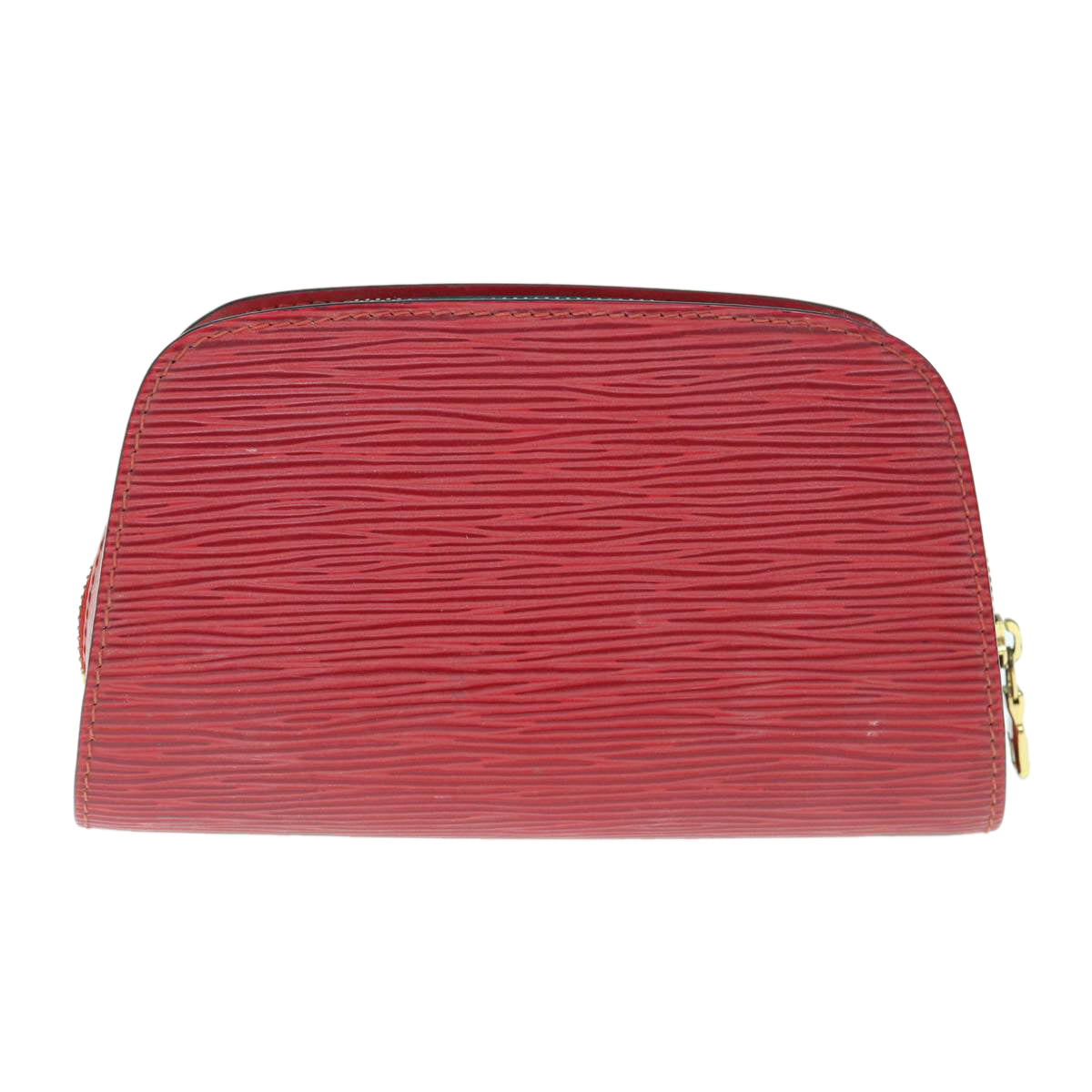 LOUIS VUITTON Epi Dauphine PM Pouch Red M48447 LV Auth 63421