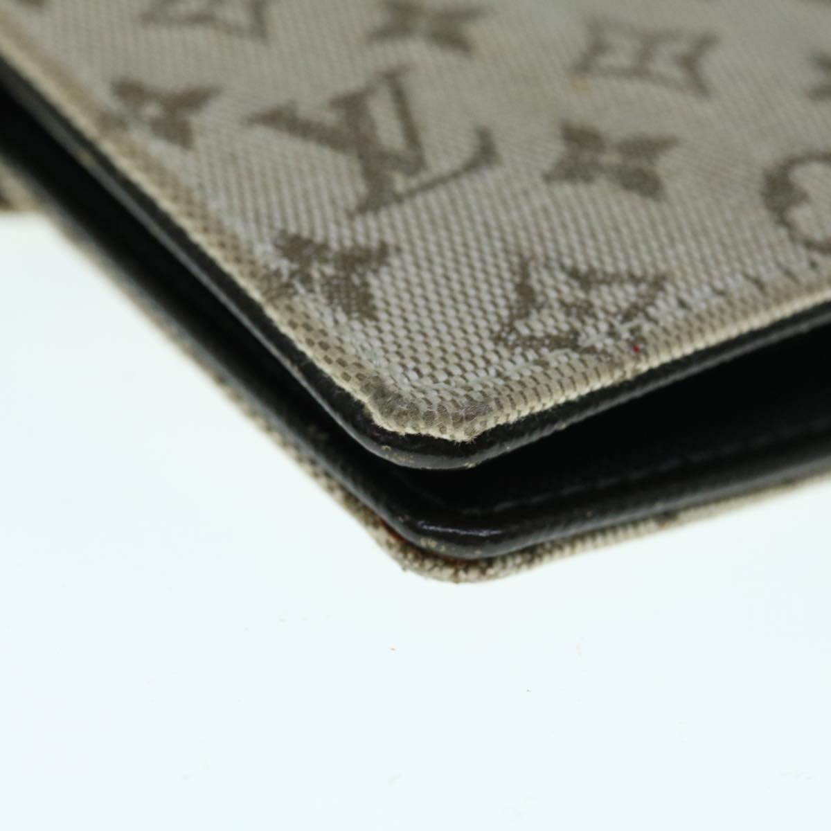 LOUIS VUITTON Monogram Mini Agenda PM Day Planner Cover Khaki R20911 Auth 63423