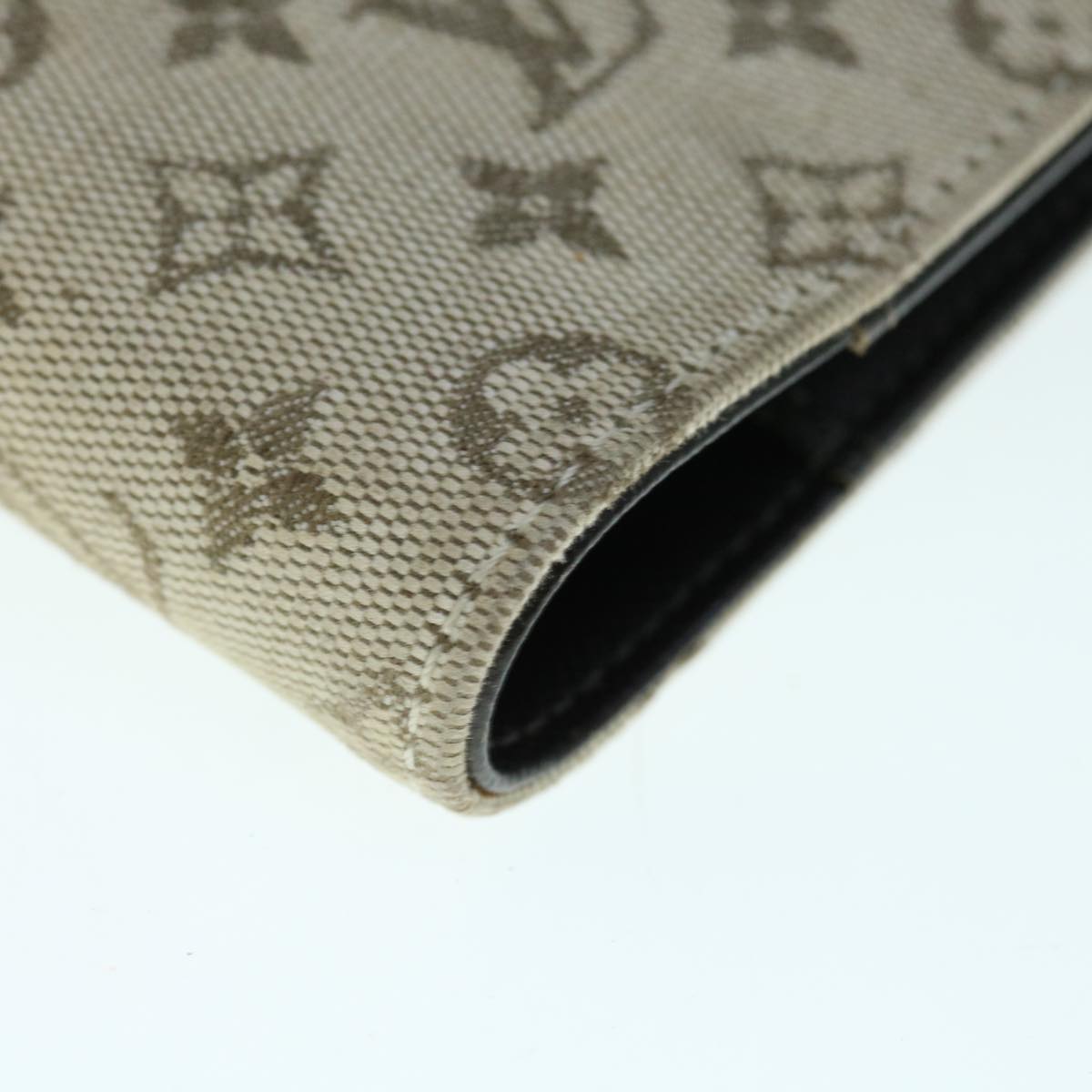 LOUIS VUITTON Monogram Mini Agenda PM Day Planner Cover Khaki R20911 Auth 63423