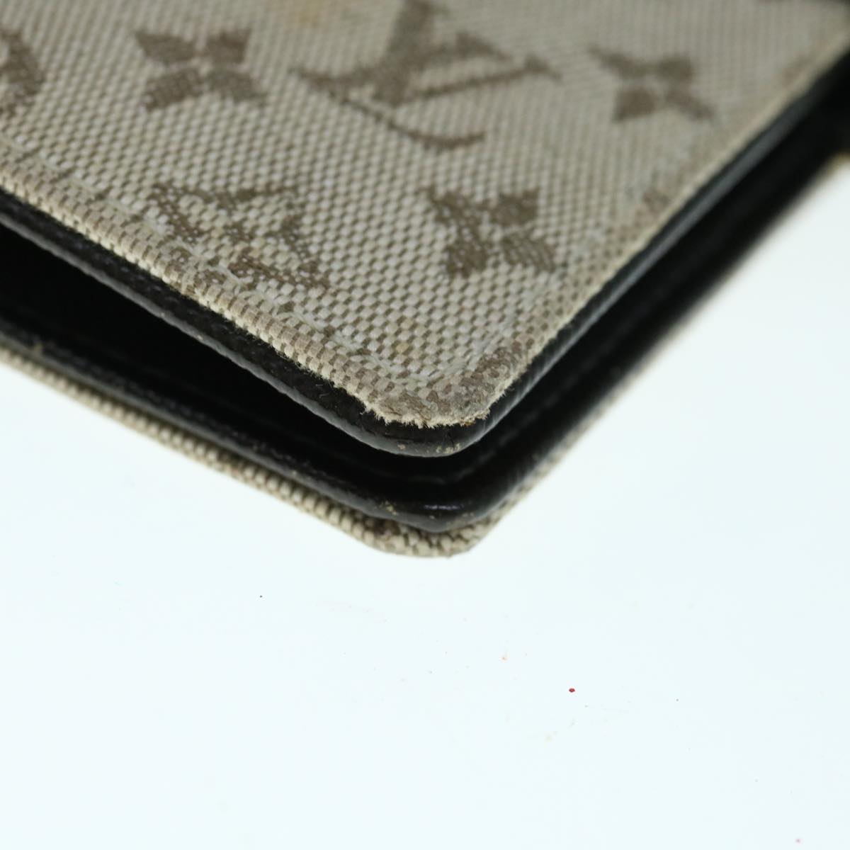 LOUIS VUITTON Monogram Mini Agenda PM Day Planner Cover Khaki R20911 Auth 63423