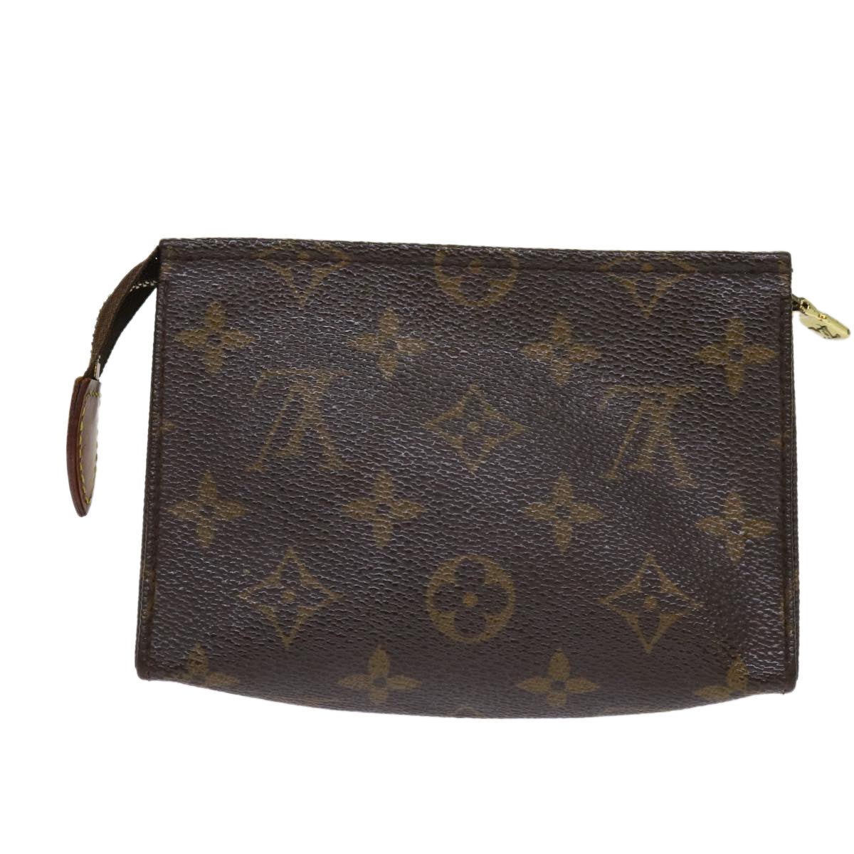LOUIS VUITTON Monogram Poche Toilette 15 Pouch M47546 LV Auth 63477