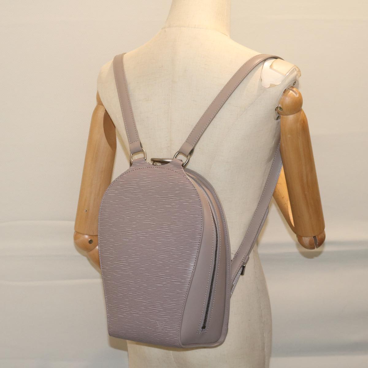 LOUIS VUITTON Epi Mabillon Backpack Lilac M5223B LV Auth 63500A