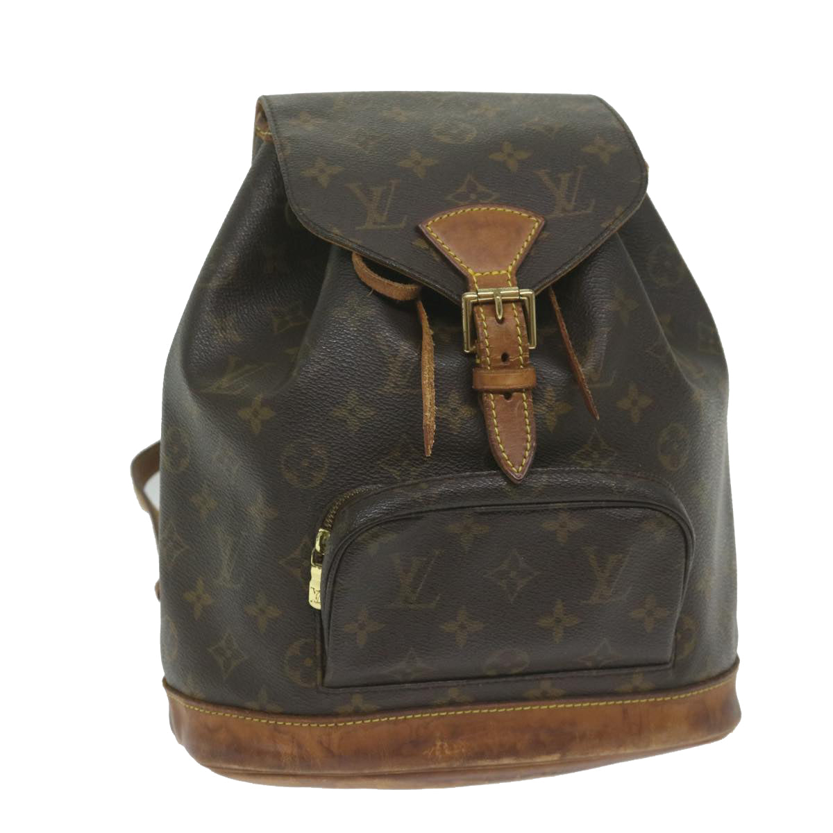 LOUIS VUITTON Monogram Montsouris MM Backpack M51136 LV Auth 63521