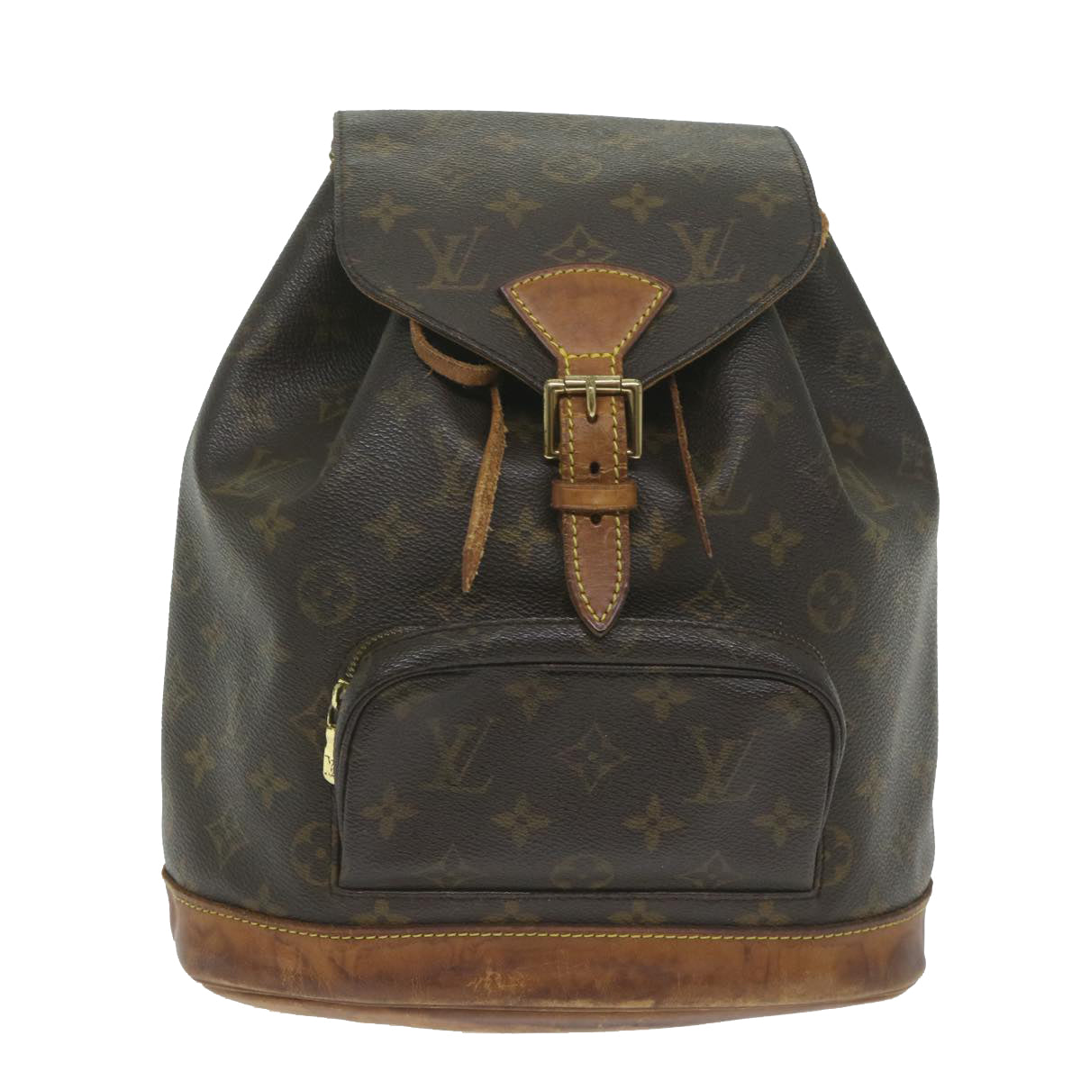 LOUIS VUITTON Monogram Montsouris MM Backpack M51136 LV Auth 63521