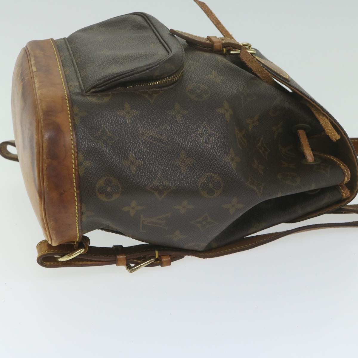 LOUIS VUITTON Monogram Montsouris MM Backpack M51136 LV Auth 63521