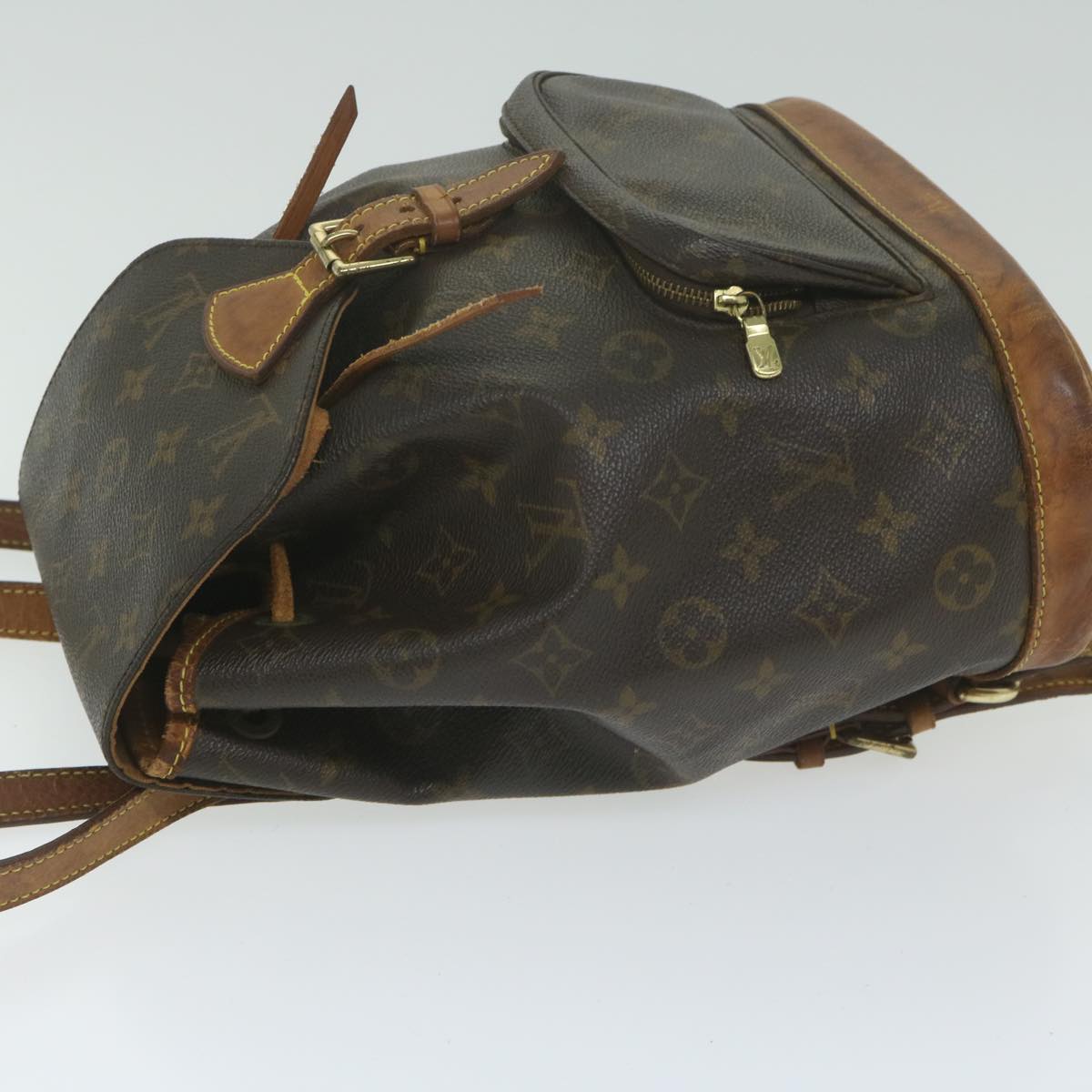 LOUIS VUITTON Monogram Montsouris MM Backpack M51136 LV Auth 63521