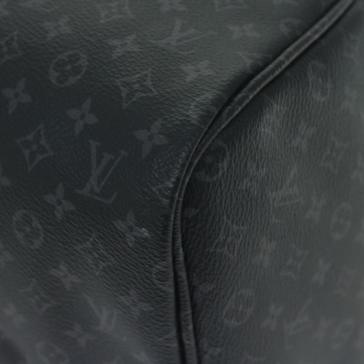 LOUIS VUITTON Monogram Eclipse Keepall Bandouliere 50 Bag M56856 LV Auth 63543S