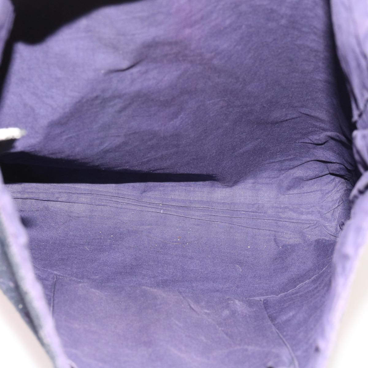 HERMES Amedabadiego GM Tote Bag Cotton Purple Auth 63546