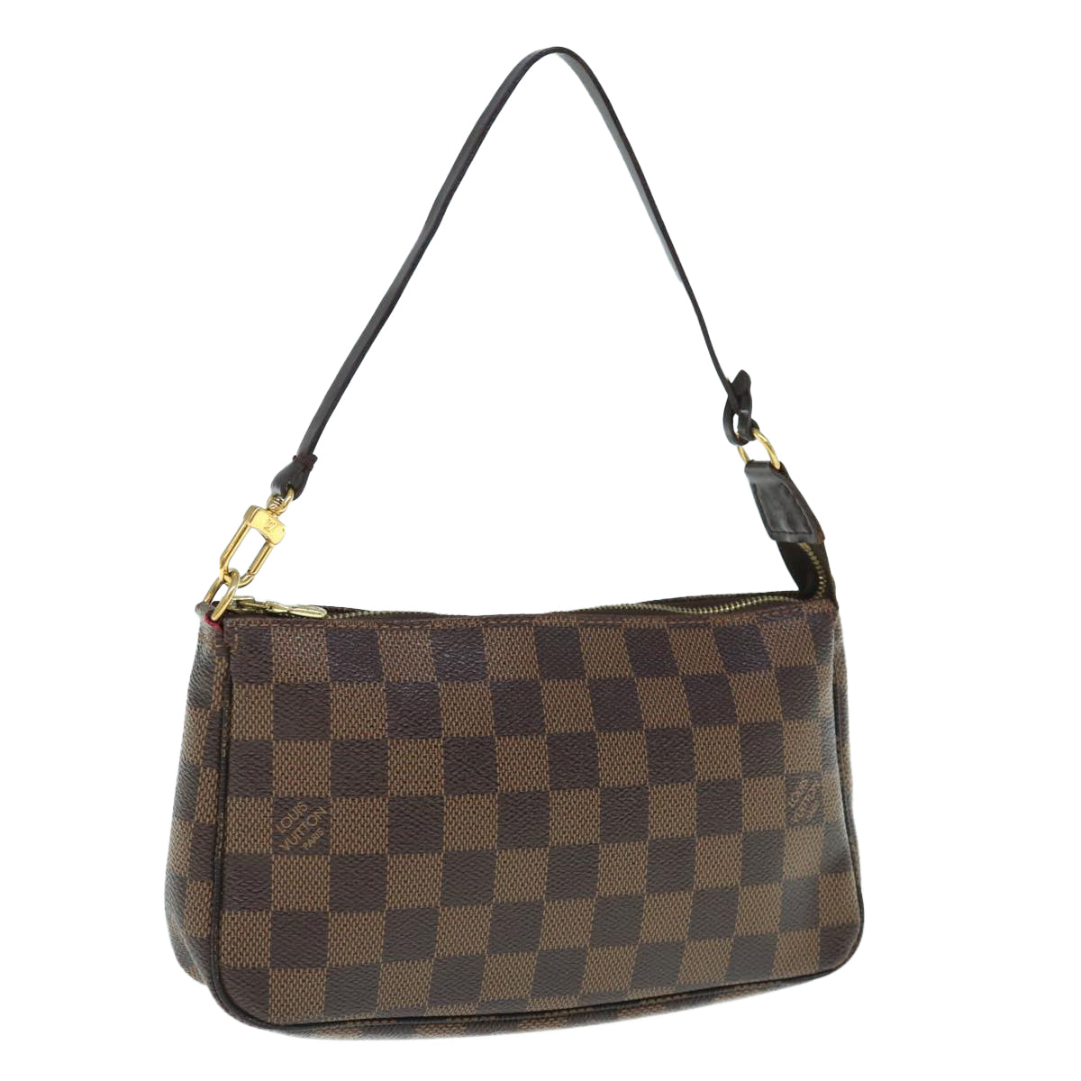 LOUIS VUITTON Damier Ebene Pochette Accessoires Pouch N41206 LV Auth 63555A