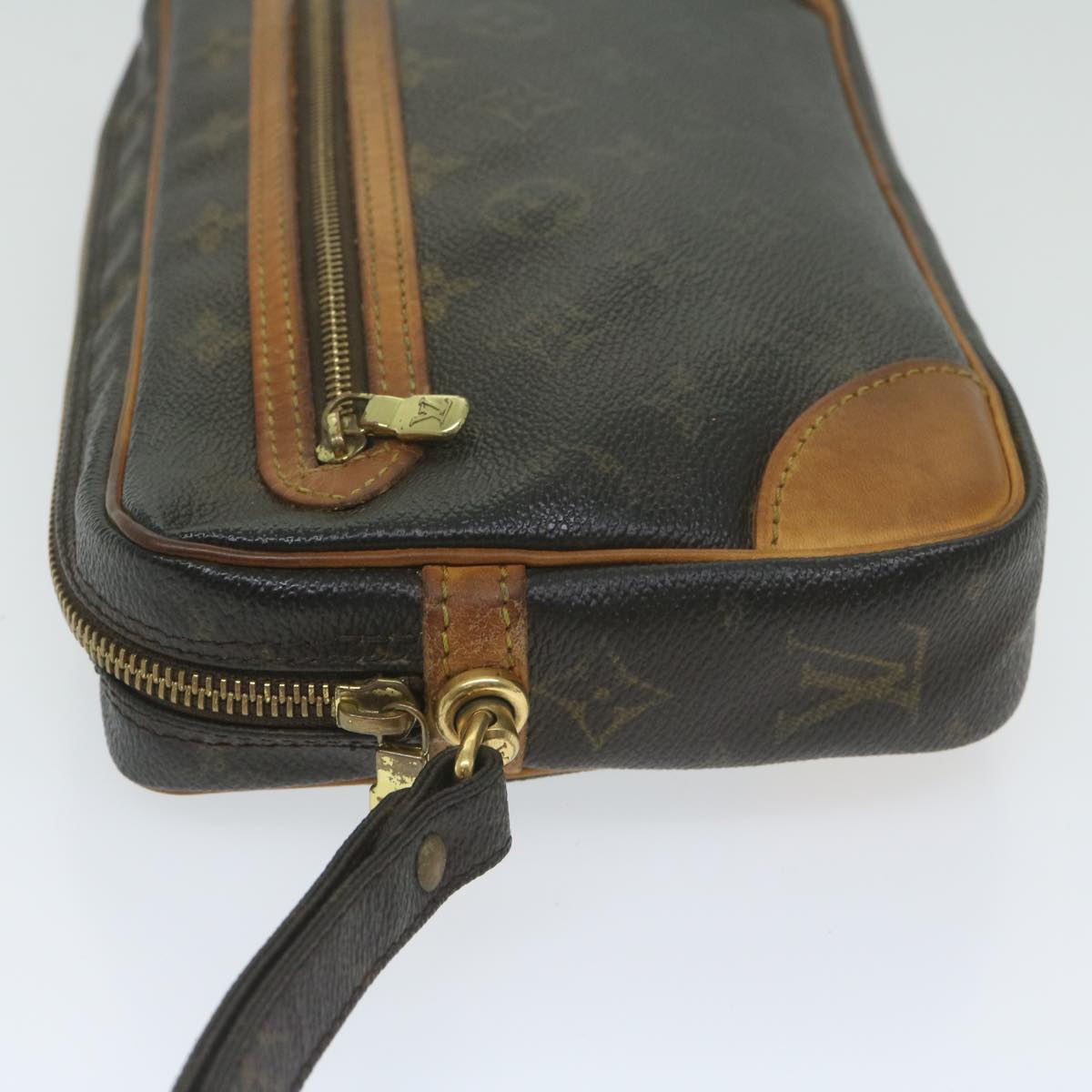 LOUIS VUITTON Monogram Marly Dragonne GM Clutch Bag M51825 LV Auth 63556