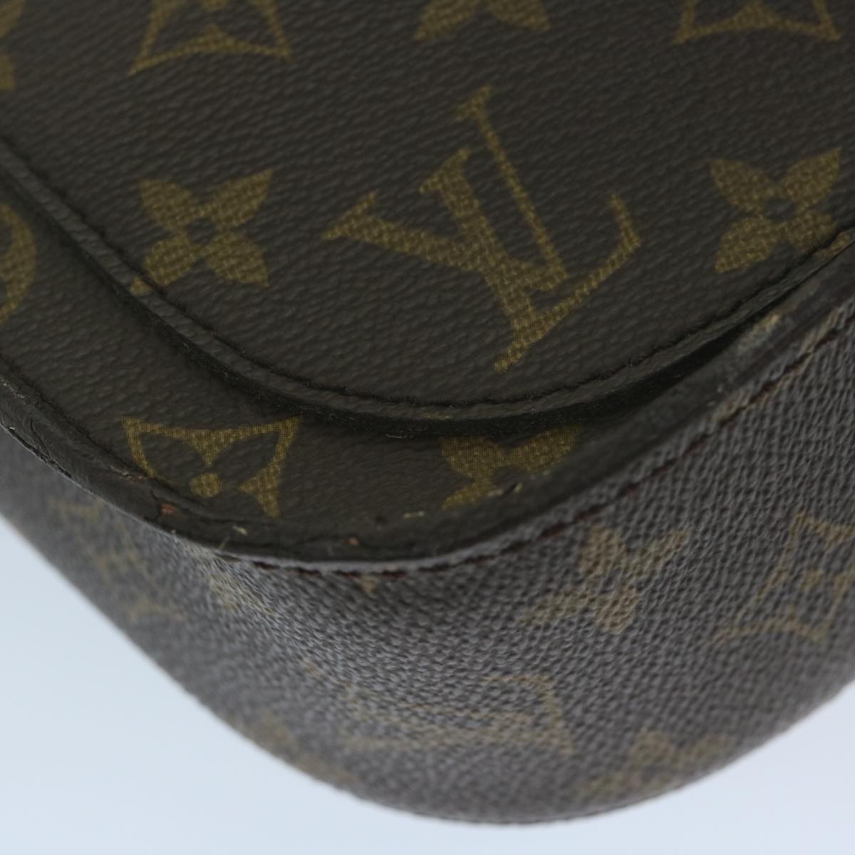 LOUIS VUITTON Monogram Saint Cloud GM Shoulder Bag M51242 LV Auth 63725