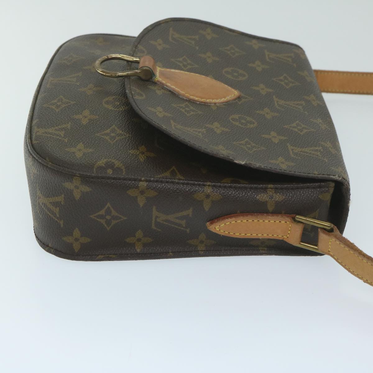 LOUIS VUITTON Monogram Saint Cloud GM Shoulder Bag M51242 LV Auth 63725