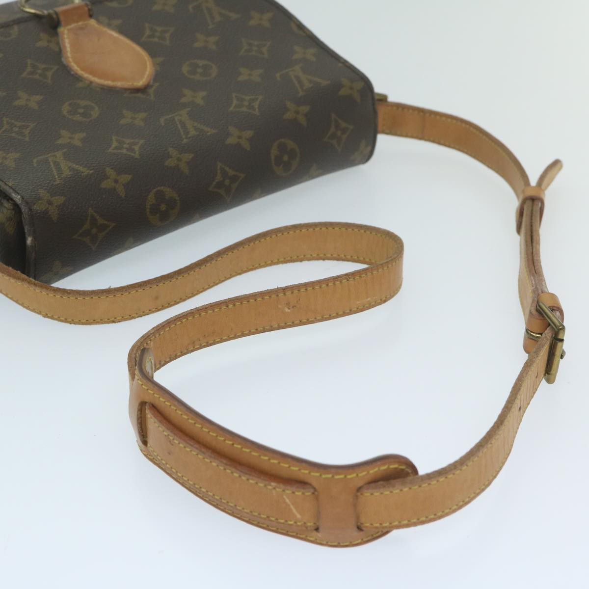 LOUIS VUITTON Monogram Saint Cloud GM Shoulder Bag M51242 LV Auth 63725