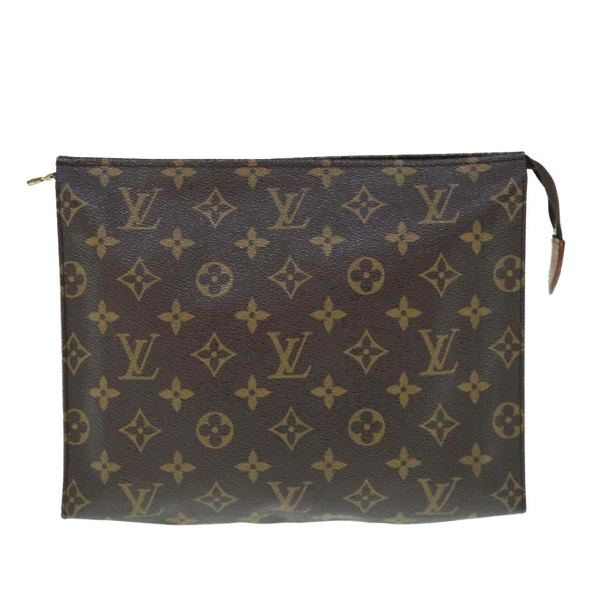 LOUIS VUITTON Monogram Poche Toilette 26 Pouch M47542 LV Auth 63738