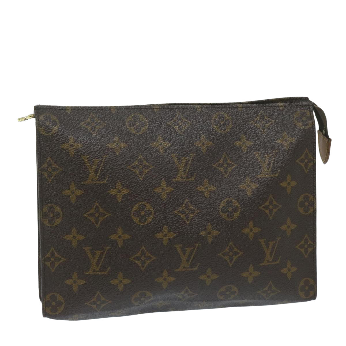 LOUIS VUITTON Monogram Poche Toilette 26 Pouch M47542 LV Auth 63768