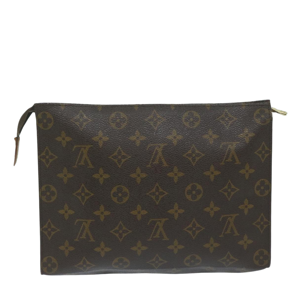 LOUIS VUITTON Monogram Poche Toilette 26 Pouch M47542 LV Auth 63768