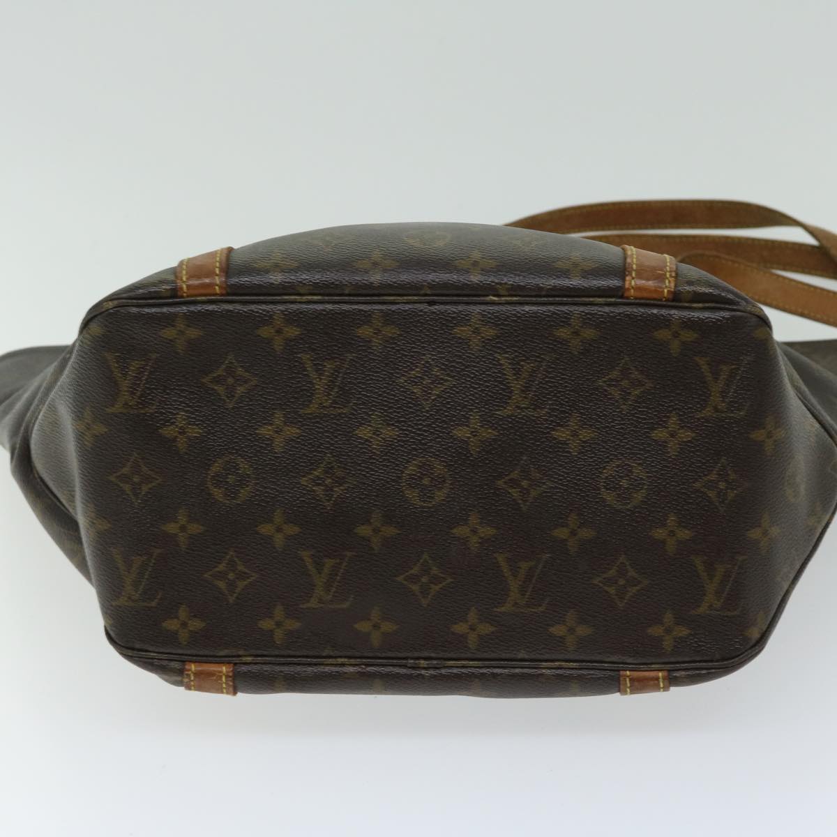 LOUIS VUITTON Monogram Sac Shopping Tote Bag M51108 LV Auth 63783