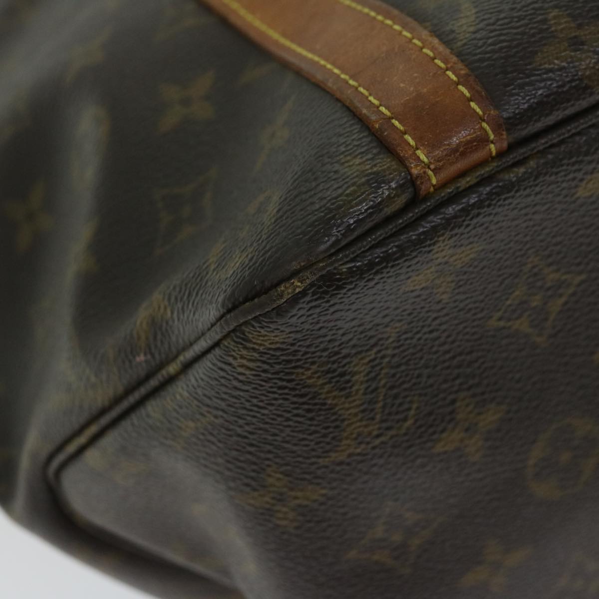 LOUIS VUITTON Monogram Sac Shopping Tote Bag M51108 LV Auth 63783