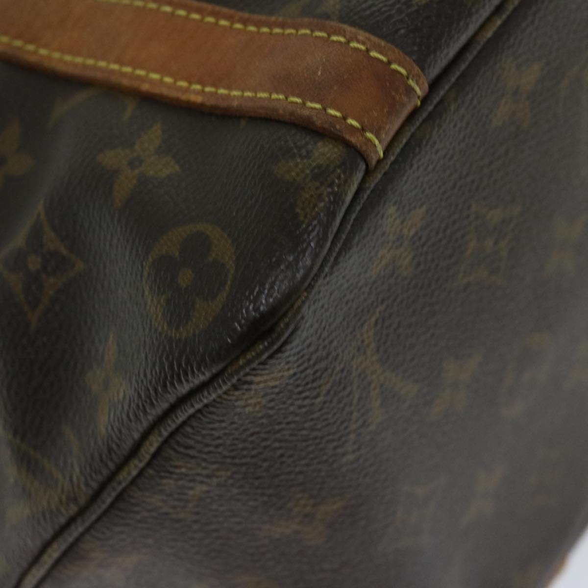 LOUIS VUITTON Monogram Sac Shopping Tote Bag M51108 LV Auth 63783