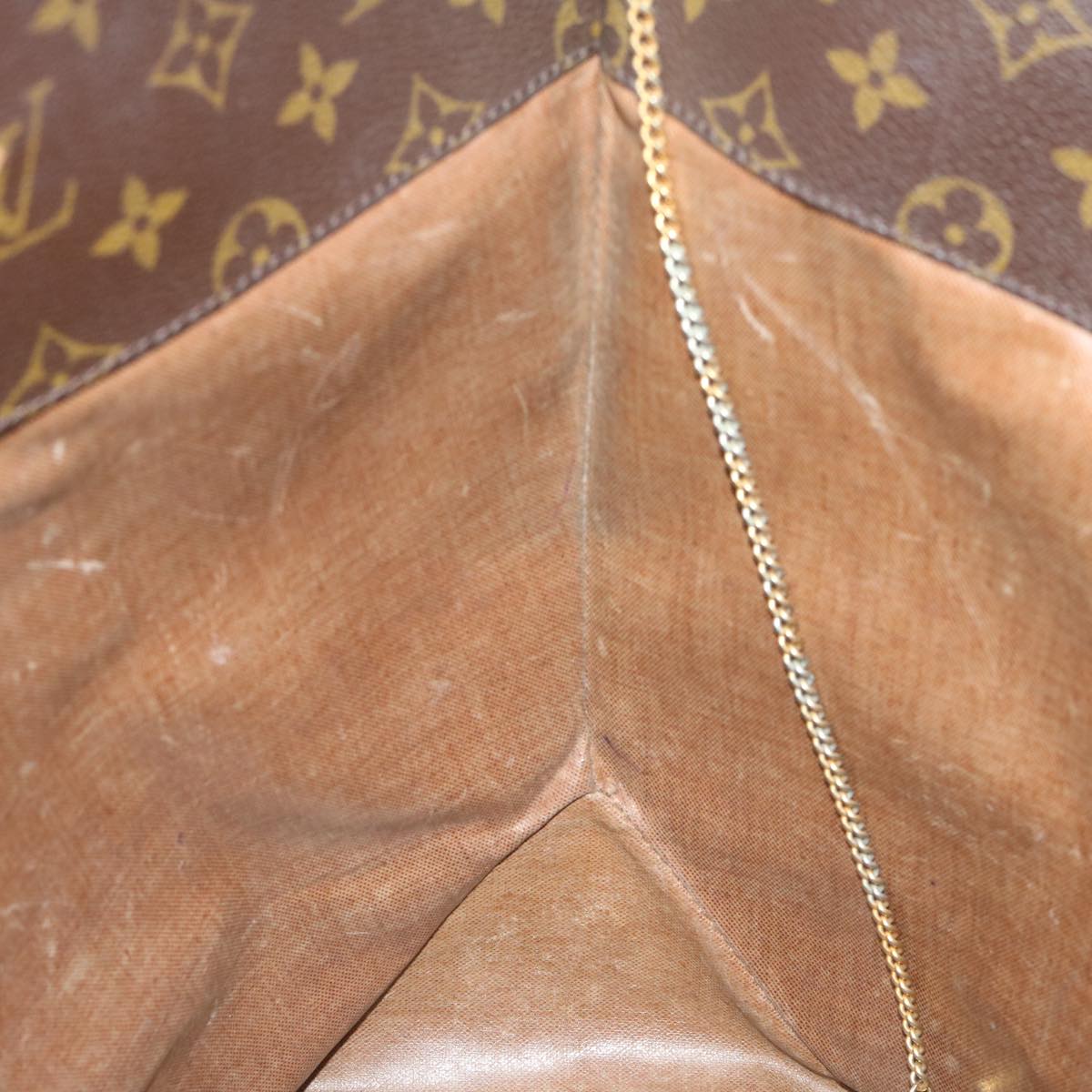 LOUIS VUITTON Monogram Sac Shopping Tote Bag M51108 LV Auth 63783