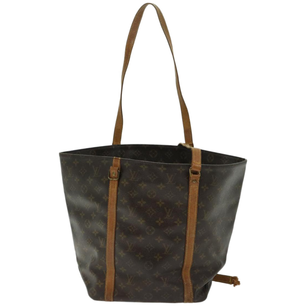 LOUIS VUITTON Monogram Sac Shopping Tote Bag M51108 LV Auth 63783