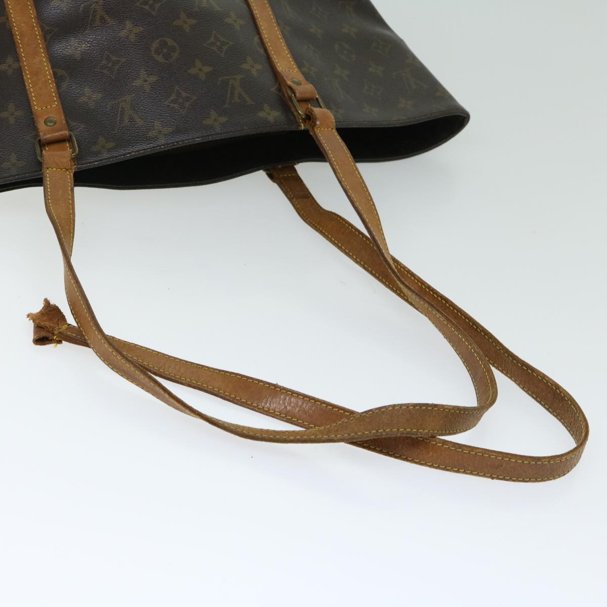 LOUIS VUITTON Monogram Sac Shopping Tote Bag M51108 LV Auth 63783