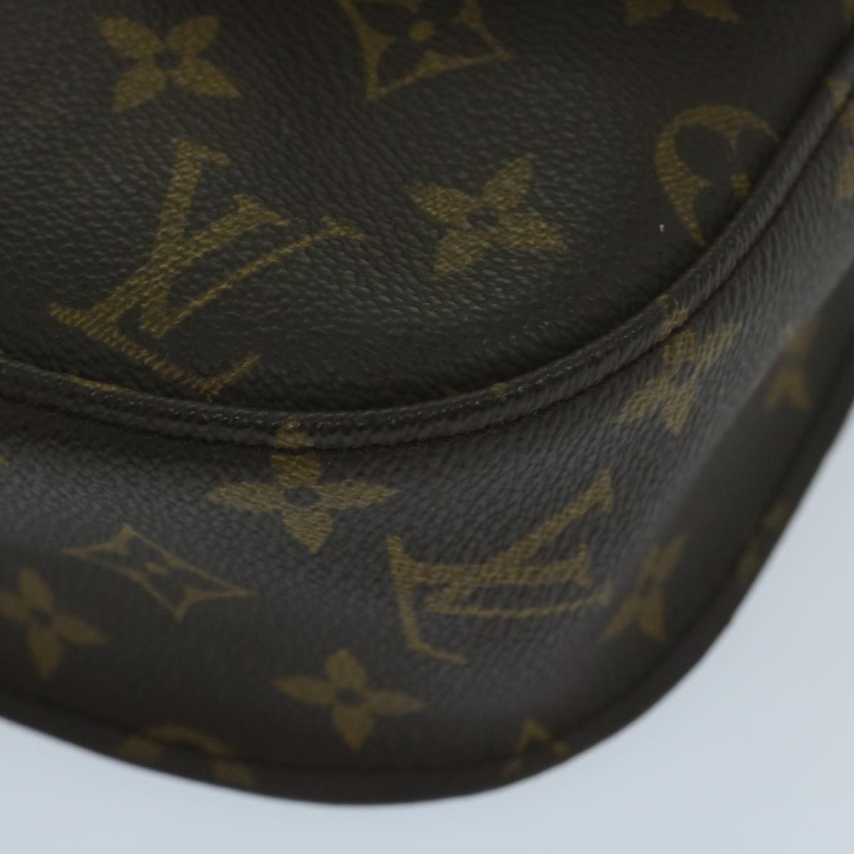 LOUIS VUITTON Monogram Saint Cloud GM Shoulder Bag M51242 LV Auth 63786