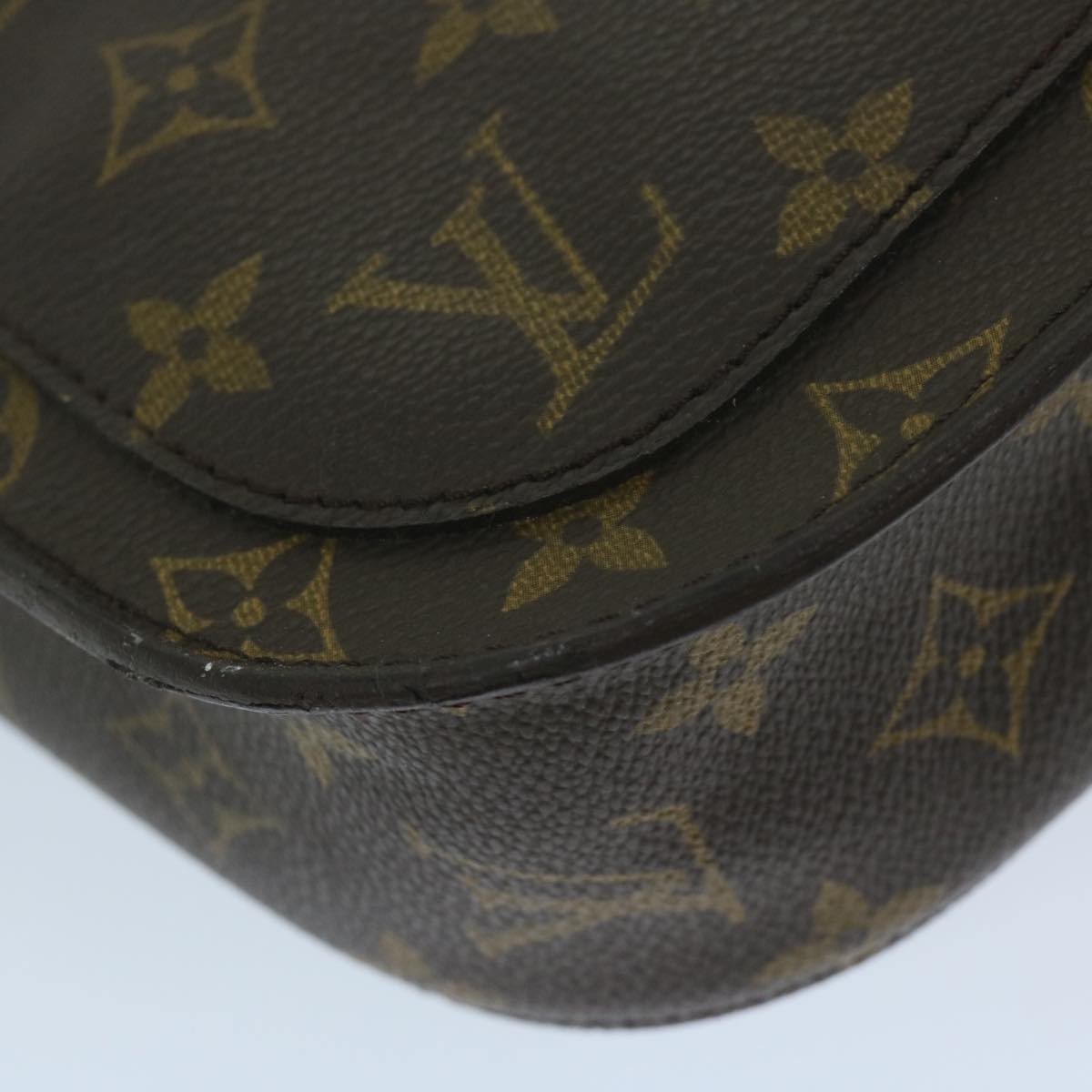 LOUIS VUITTON Monogram Saint Cloud GM Shoulder Bag M51242 LV Auth 63786