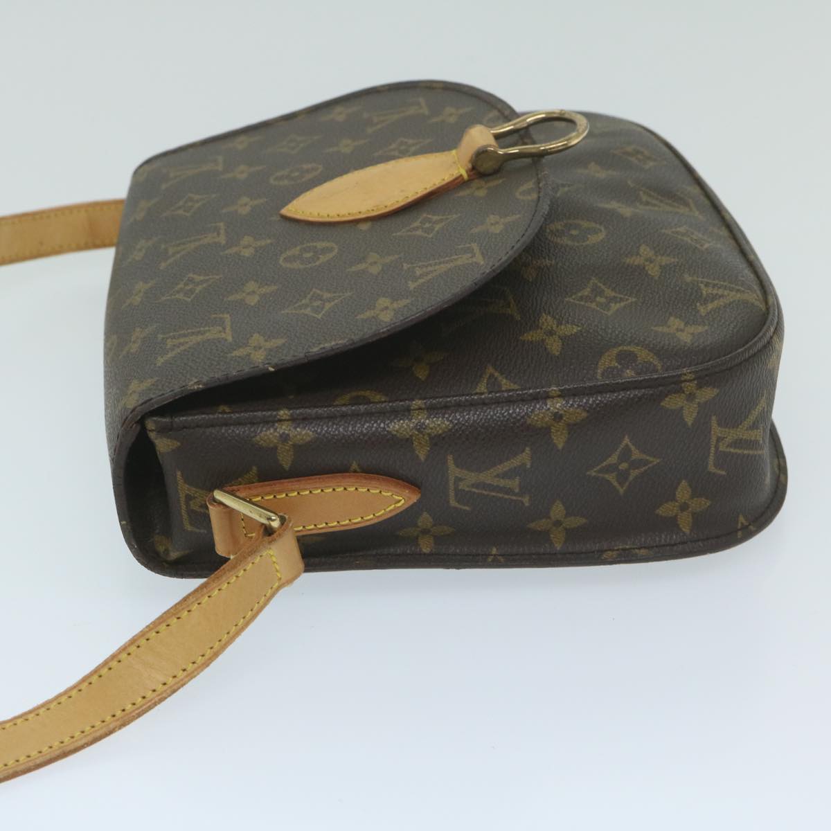 LOUIS VUITTON Monogram Saint Cloud GM Shoulder Bag M51242 LV Auth 63786