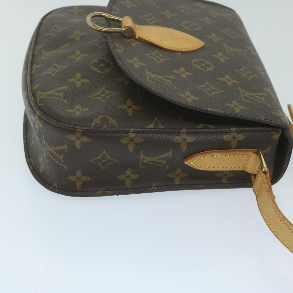 LOUIS VUITTON Monogram Saint Cloud GM Shoulder Bag M51242 LV Auth 63786