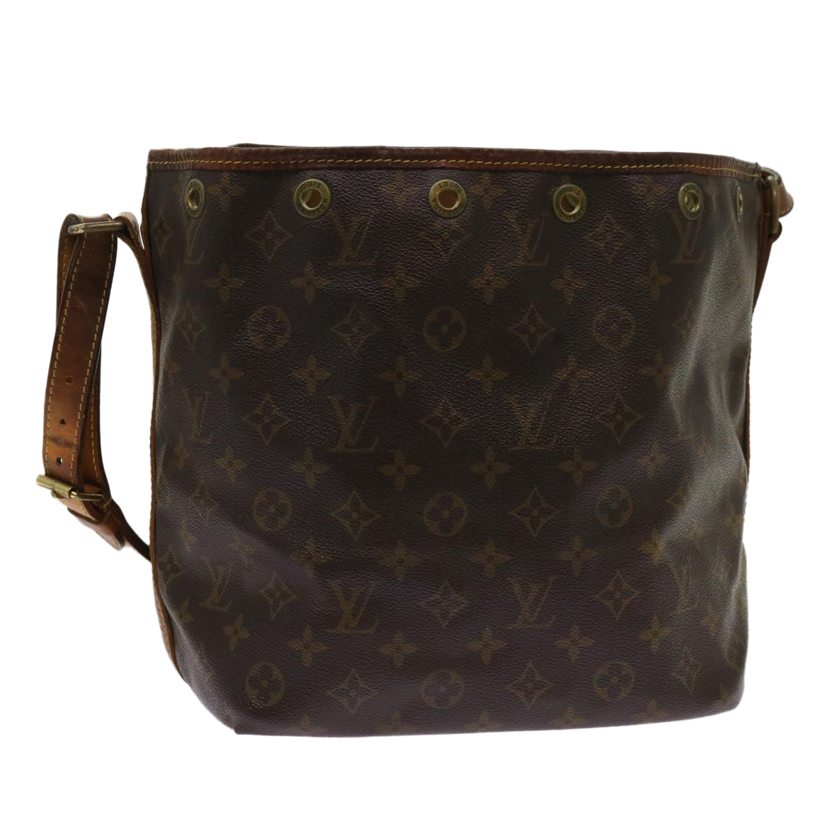 LOUIS VUITTON Monogram Petit Noe Shoulder Bag M42226 LV Auth 63788