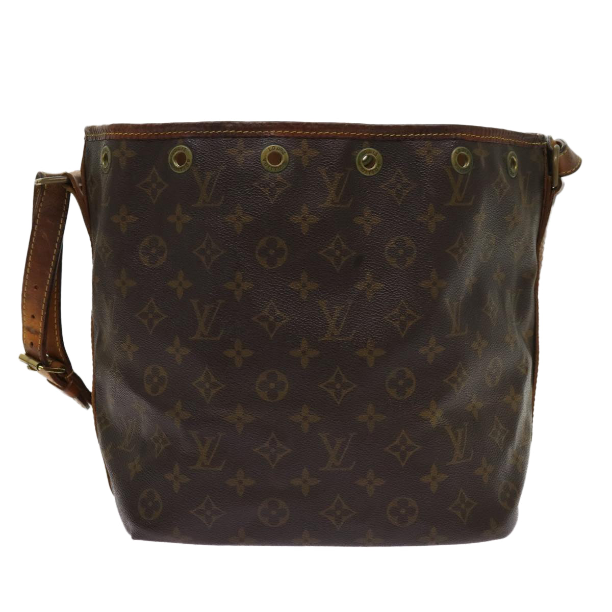 LOUIS VUITTON Monogram Petit Noe Shoulder Bag M42226 LV Auth 63788