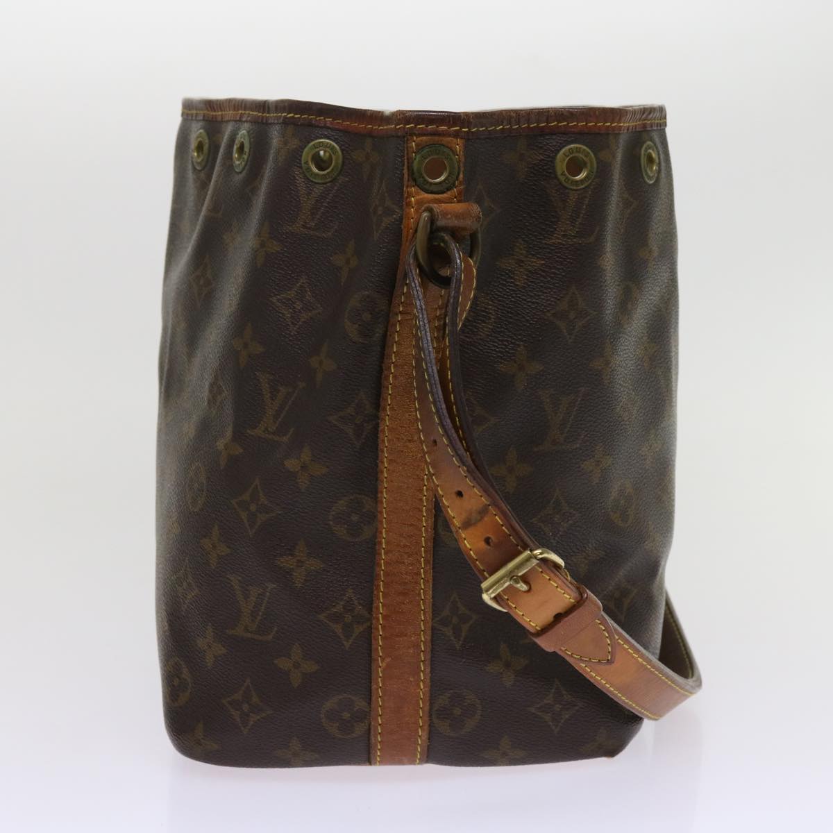 LOUIS VUITTON Monogram Petit Noe Shoulder Bag M42226 LV Auth 63788