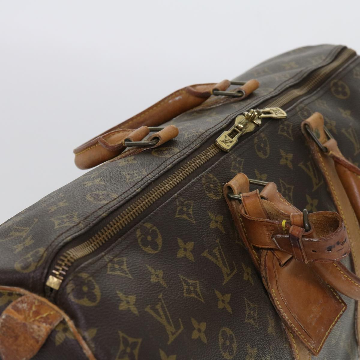 LOUIS VUITTON Monogram Keepall 50 Boston Bag M41426 LV Auth 63820