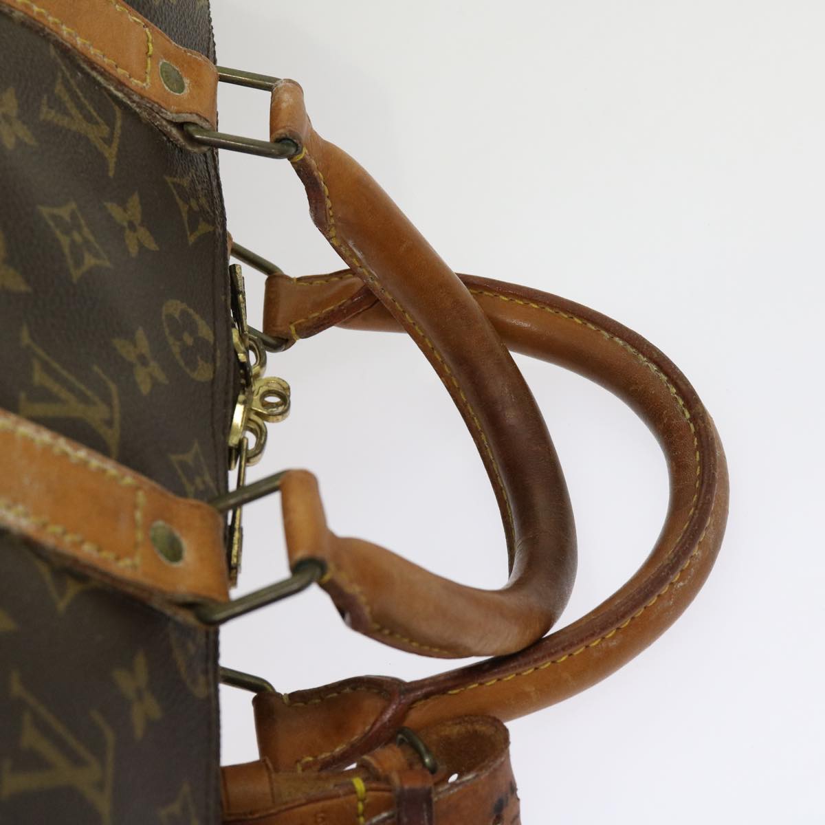 LOUIS VUITTON Monogram Keepall 50 Boston Bag M41426 LV Auth 63820