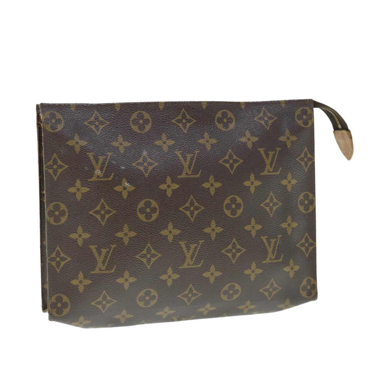 LOUIS VUITTON Monogram Poche Toilette 26 Pouch M47542 LV Auth 63825