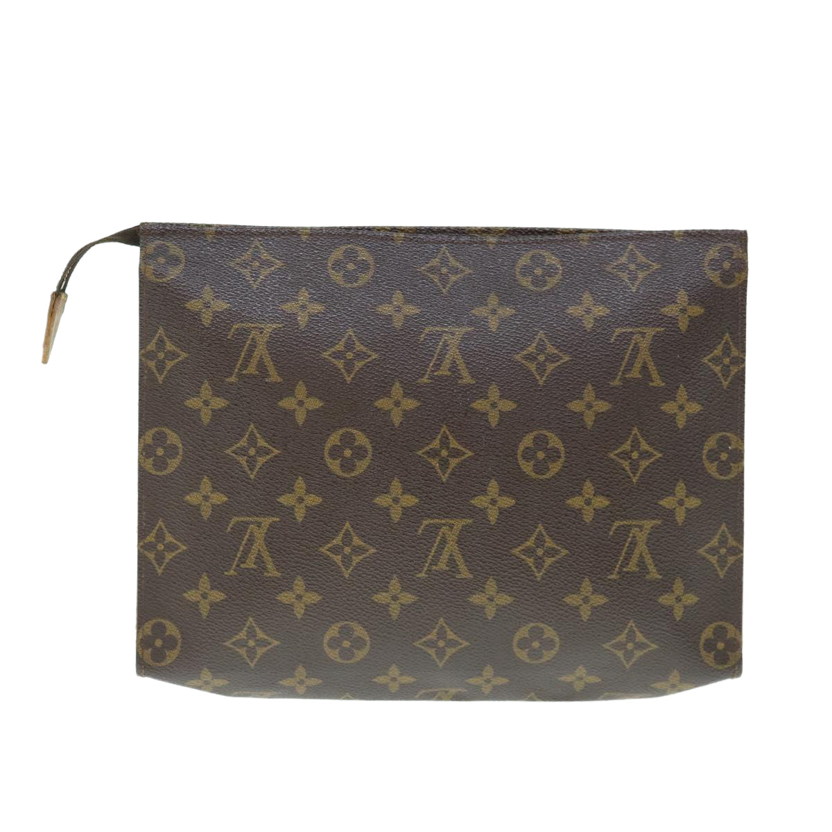 LOUIS VUITTON Monogram Poche Toilette 26 Pouch M47542 LV Auth 63825