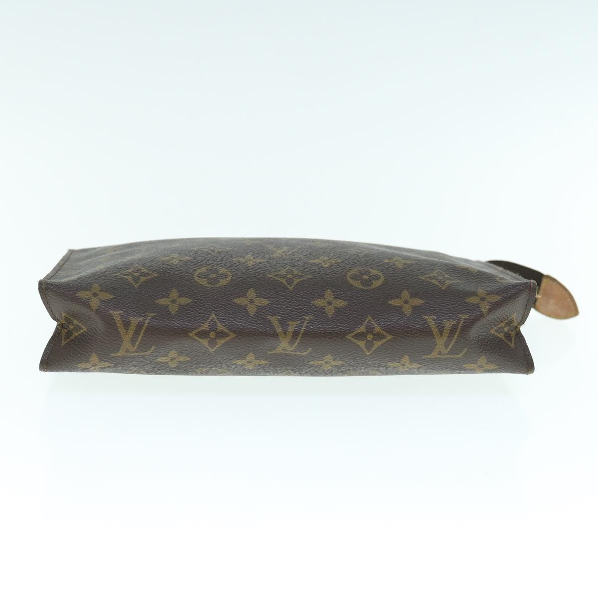 LOUIS VUITTON Monogram Poche Toilette 26 Pouch M47542 LV Auth 63825